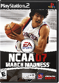 NCAA March Madness 07 Playstation 2 US box art